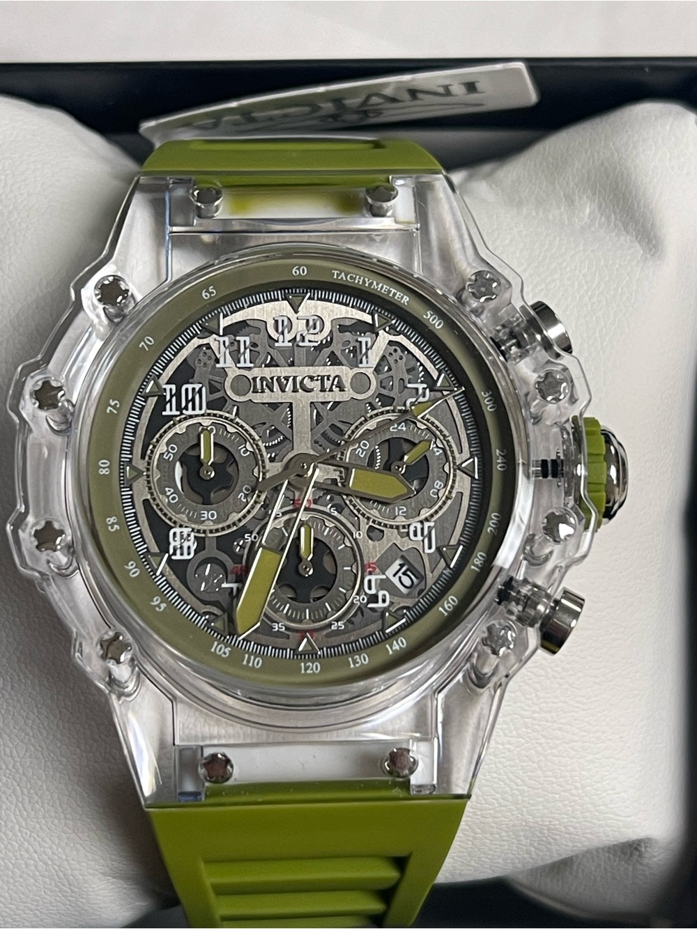 Invicta Racing Vaulthan Men's Watch - 44mm, Olive Green
(69682) new